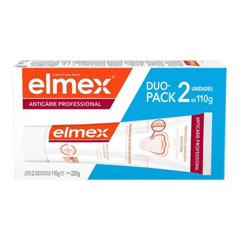 Creme Dental Elmex Anticaries Professional 110g C/2