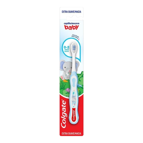 Escova De Dente Colgate Infantil Extra Macia 0-2 Anos C/1