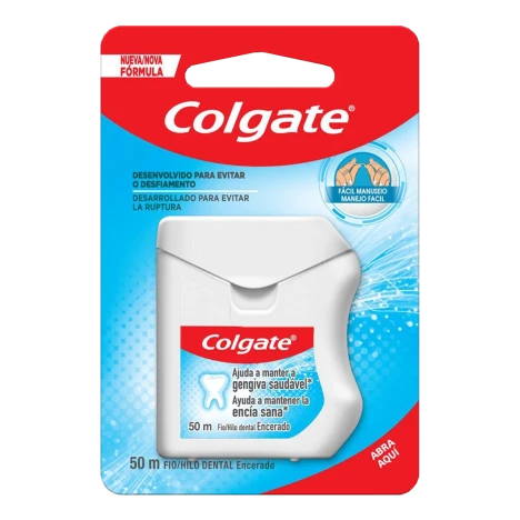 Fio Dental Colgate Encerado Nylon 50m C/1