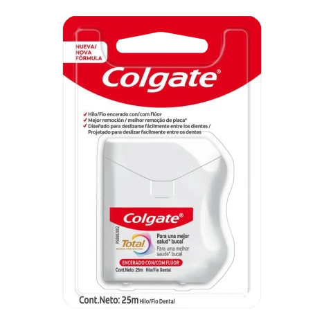 Fio Dental Colgate Encerado Nylon 25m C/1