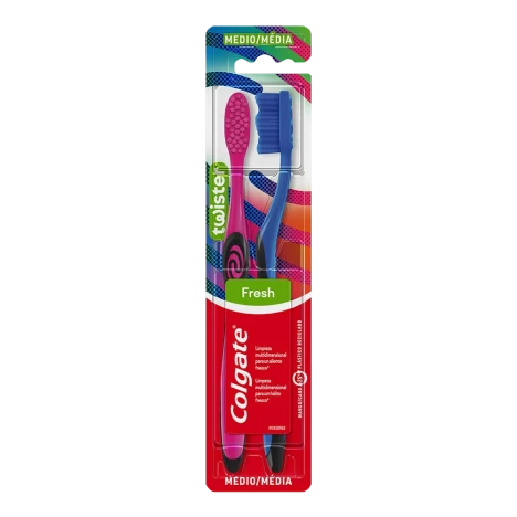 Escova De Dente Colgate Colors Media C/2