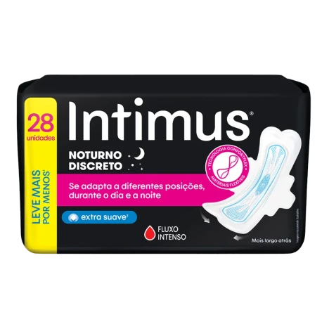 Absorvente Intimus Dia&noite Ultrafino Suave C/28