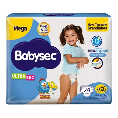 Fralda Babysec Ultra Mega Xxxg C/24