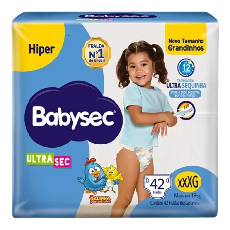 Fralda Babysec Ultra Mega Xxxg C/42