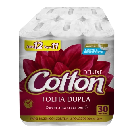 Papel Hig. Cotton Neutro 30m L12 P11
