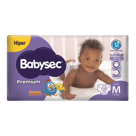 Fralda Babysec Premium Hiper M C/68