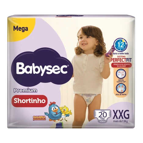 Fralda Babysec Premium Hiper Xxg C/52