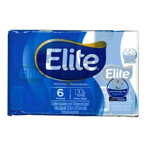 LenÇo De Papel Elite Pocket C/10 Pct C/6