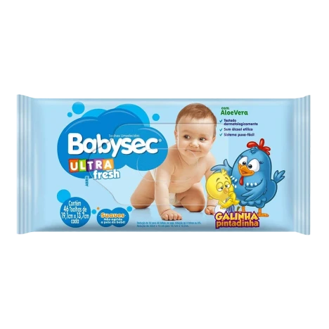 Toalha Umedecida Babysec C/48