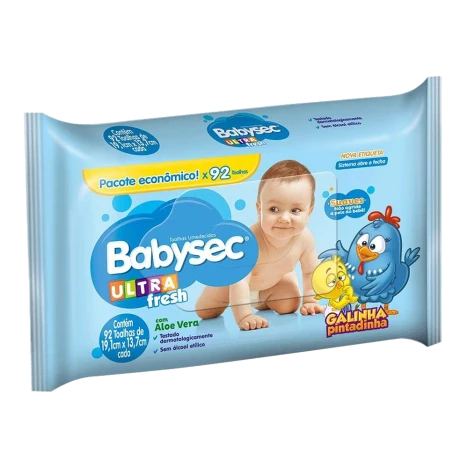 Toalha Umedecida Babysec C/96 Ultra Fresh*