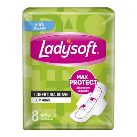Absorvente Ladysoft Normal Suave C/a C/8