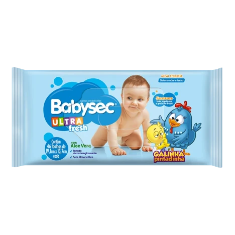 Toalha Umed.babysec C/48 Ultra Fresh