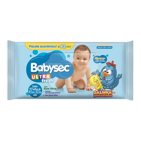 Toalha Umed.babysec C/96 Ultra Fresh