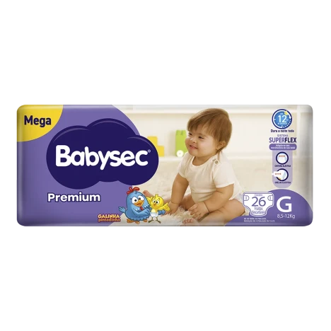 Fralda Babysec Premium Mega G C/26