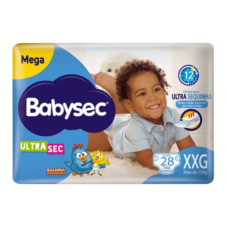 Fralda Babysec Ultra Mega Xxg C/28