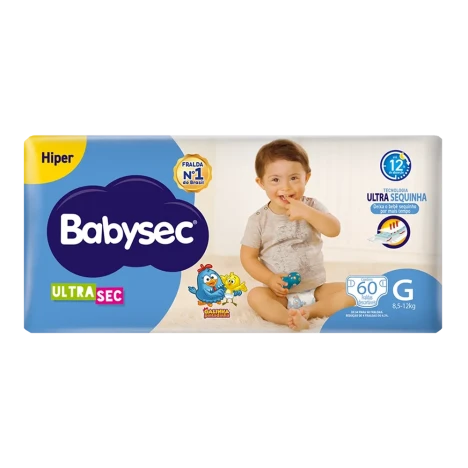 Fralda Babysec Ultra Hiper G C/60