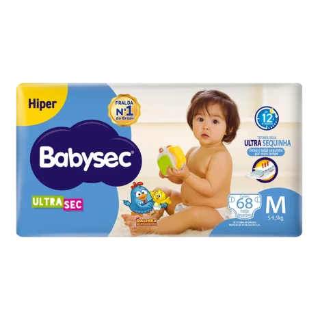 Fralda Babysec Ultra Hiper M C/68