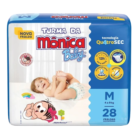 Fralda Turma Da Monica Jumbo M C/28