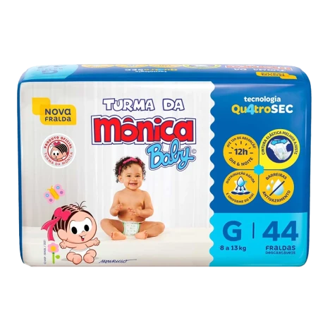 Fralda Turma Da Monica Mega G C/44