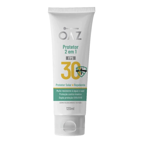 Prot. Solar + Repelente Oaz 120ml Fps30