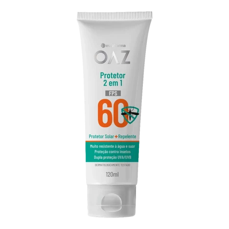 Prot. Solar + Repelente Oaz 120ml Fps60