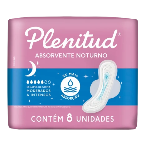 Absorvente Plenitud Femme Ultra Noturno C/8