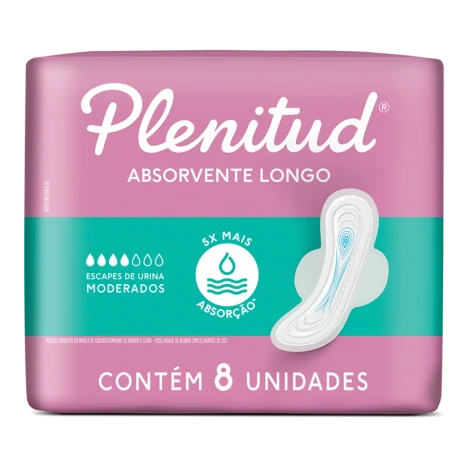 Absorvente Plenitud Femme Longo C/8