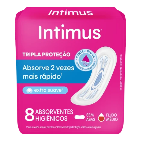Absorvente Intimus Nor Suave S/a C/8