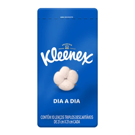 LENCO KLEENEX C/10 BOLSO