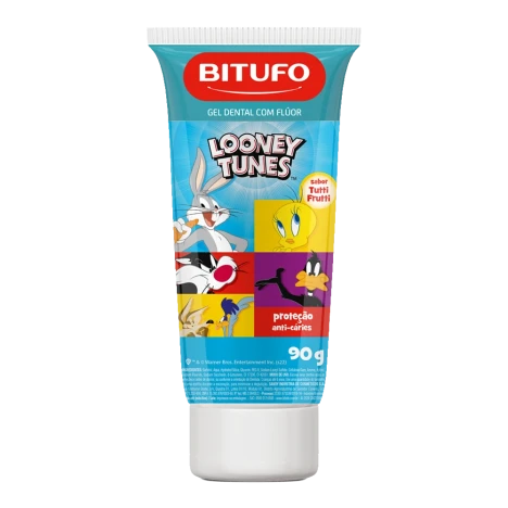 Gel Dental Bitufo 90g Looney Tunes T.frutti C/f