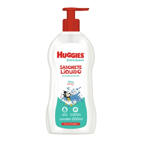 SAB.LIQ.HUGGIES 200ML EXTRA SUAVE