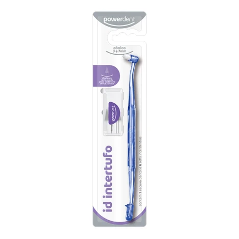 ED.POWERDENT INTERTUFO CONICA C/6REFIS 3 A 7MM