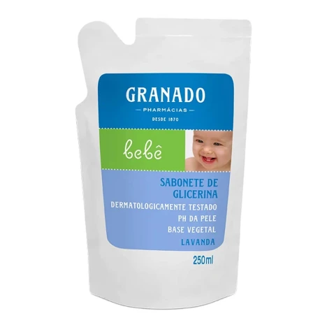 SAB.LIQ GRANADO BEBE 250ML REFIL LAVANDA
