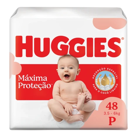 Fralda Huggies Supreme Care Mega P C/48