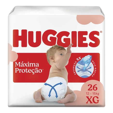 Fralda Huggies Supreme Care Mega Xg C/26