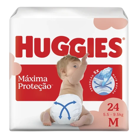 Fralda Huggies Supreme Care Jumbo M C/24