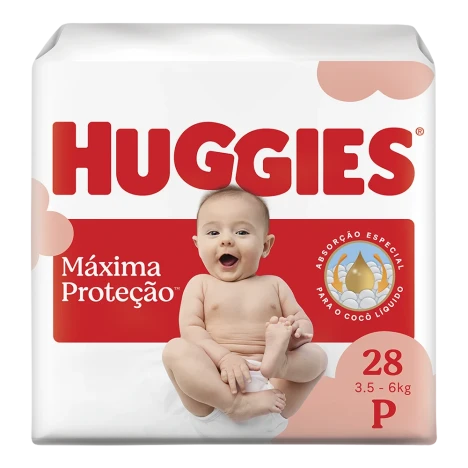 Fralda Huggies Supreme Care Jumbo P C/28