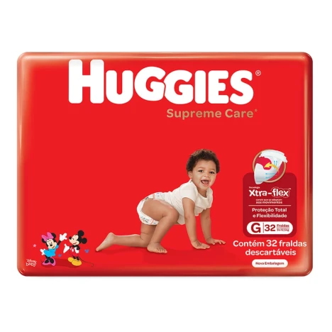 FR.HUGGIES SUPREME CARE MEGA G C/32