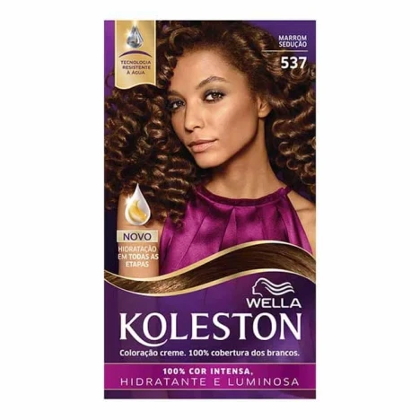 TINT.KOLESTON KIT 537 MARROM SEDUCAO