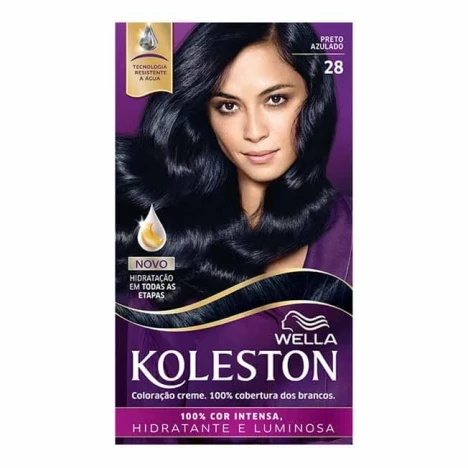 TINT.KOLESTON KIT 28 PRETO AZULADO
