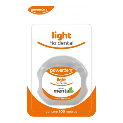 FIO DENTAL 100M POWERDENT LIGHT MENTA