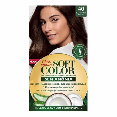 TINT.SOFT COLOR KIT 40 CASTANHO MEDIO