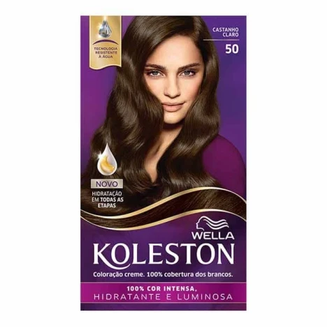 TINT.KOLESTON KIT 50 CASTANHO CLARO