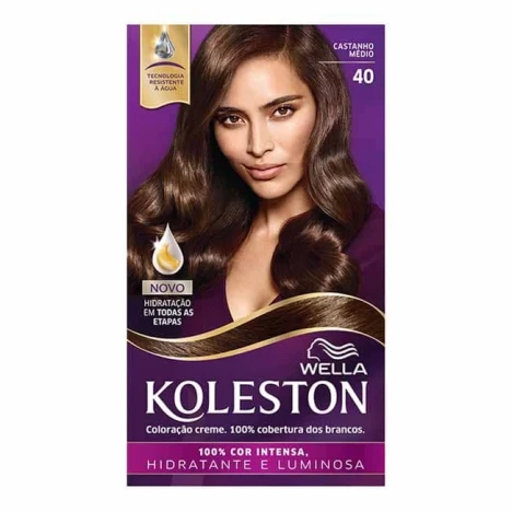 TINT.KOLESTON KIT 40 CASTANHO MEDIO