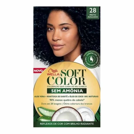 TINT.SOFT COLOR KIT 28 PRETO AZULADO