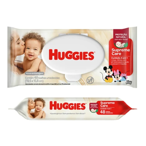 TOA.UMED.HUGGIES C/48 SUPREME CARE