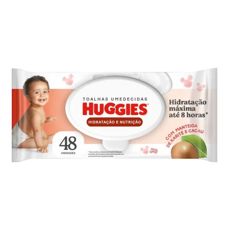 Toalha Umedecida Huggies C/48 Supreme Care