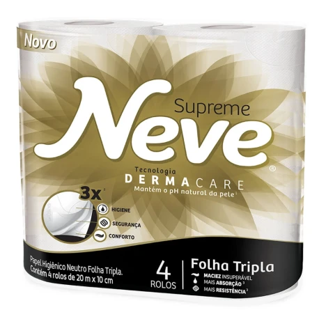 PAPEL HIG.NEVE SUPREME 20M C/4