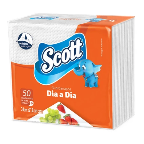 GUARDANAPO SCOTT DIA A DIA C/50