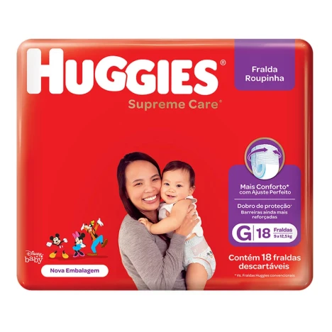 FR.HUGGIES SUP.CARE ROUP. JUMBO G C/18
